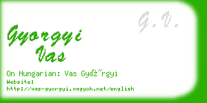 gyorgyi vas business card